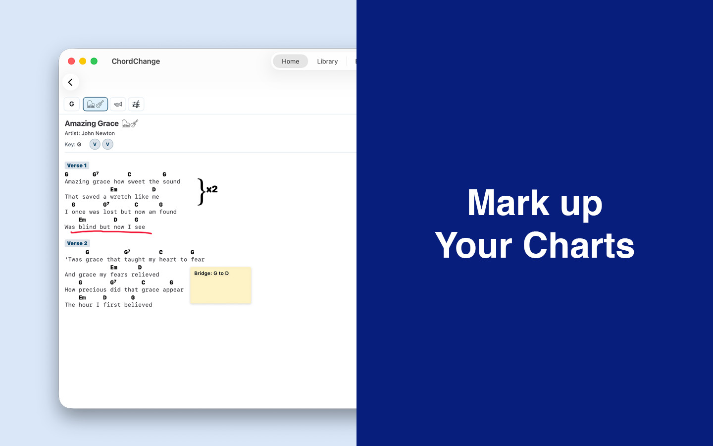 Mark up your charts on Mac